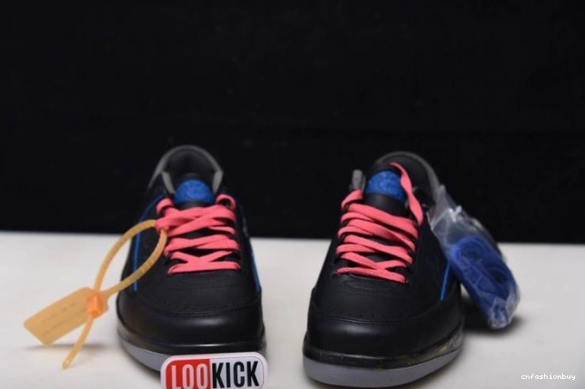Retro Jordan DJ4375-004 SP Black Low Off-White 2 Blue 0829